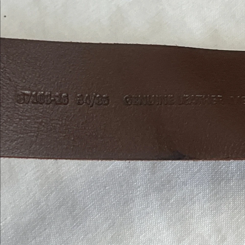 Levi Strauss Signature Brown Leather Belt Men’s Size 34/35 1.5” Width